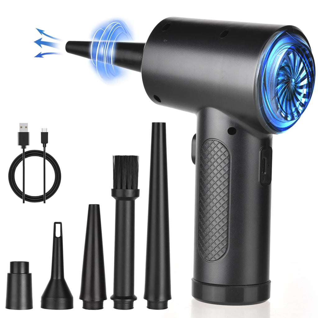 Soplador de Aire Comprimido Inalámbrico 51000RPM con Luz LED