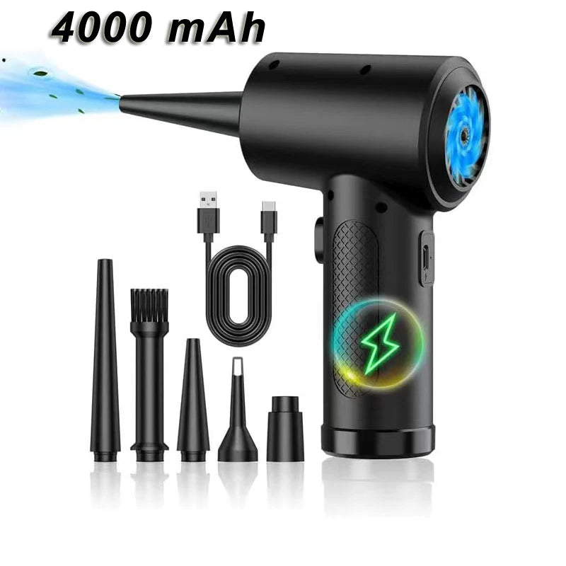 Soplador de Aire Comprimido Inalámbrico 51000RPM con Luz LED