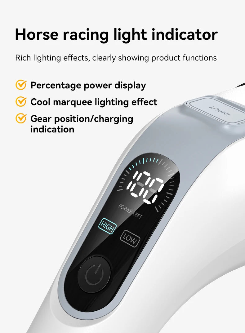 Cepillo Eléctrico Giratorio 7 en 1 Inalámbrico con Mango Extensible