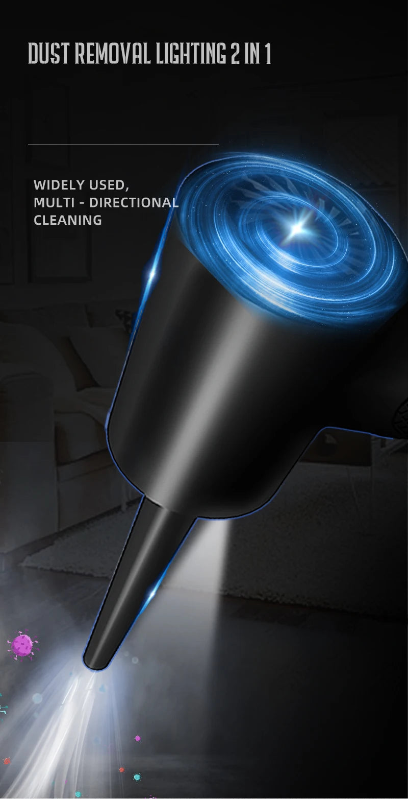 Soplador de Aire Comprimido Inalámbrico 51000RPM con Luz LED
